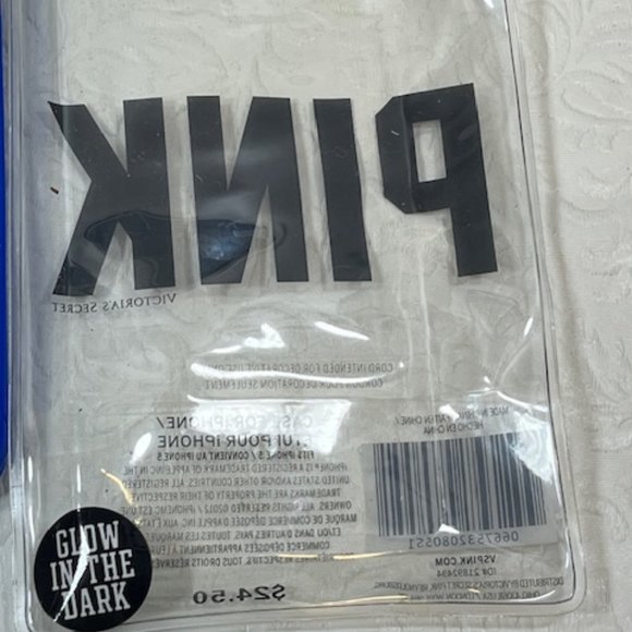 Victoria's Secret PINK Blue Soft IPhone 5 Cell Case Cover 2.5"x5" NEW - Picture 6 of 10